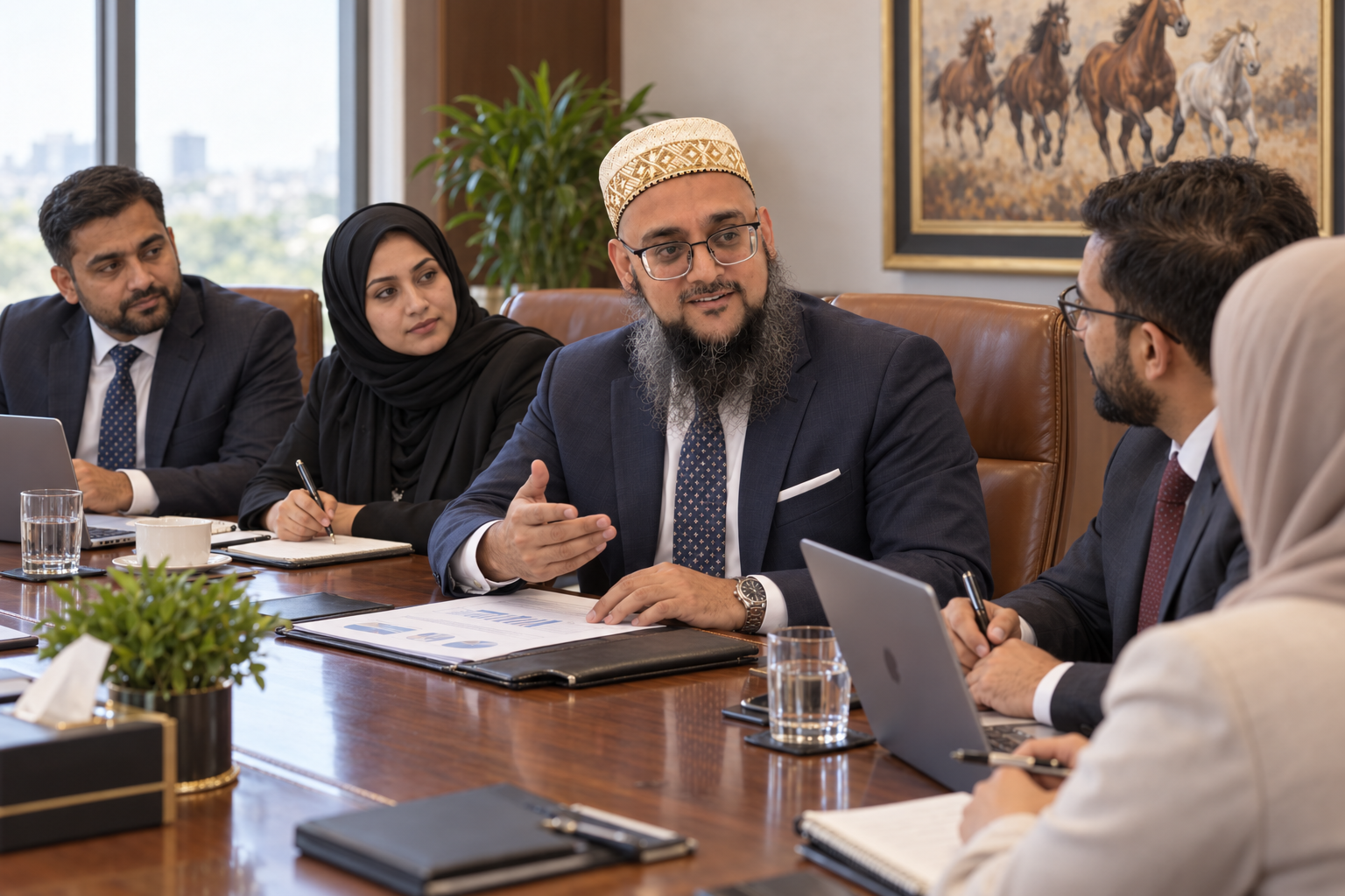 SAK Solutions operational planning meeting in Dubai